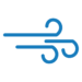 Iconen Specificaties Padelbaanoverkappingen_Weerstand tegen wind blauw Iconen Specificaties Padelbaanoverkappingen_Weerstand tegen wind blauw